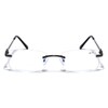 V.W.E. Anti Blue Blocker BIFOCAL Metal Rimless Rectangular Reading Glasses