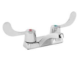 Speakman SC-4074-E-LD Commander Centerset Faucet with 4" Wrist Blade Handles, Chrome