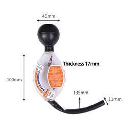 Yuecoom Coolant Tester, Car Coolant Tester, Automotive Antifreeze Tester, Dial Type Automotive Rapid Anti Freeze Tester Densitometer for Freezing Boiling Point Measurement