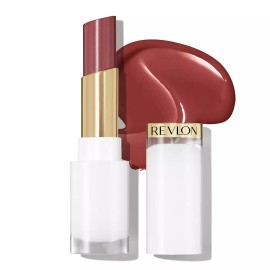 REVLON Super Lustrous Glass Shine Balm 008 Rum Raisin, 0.11 oz, Hydrating Tinted