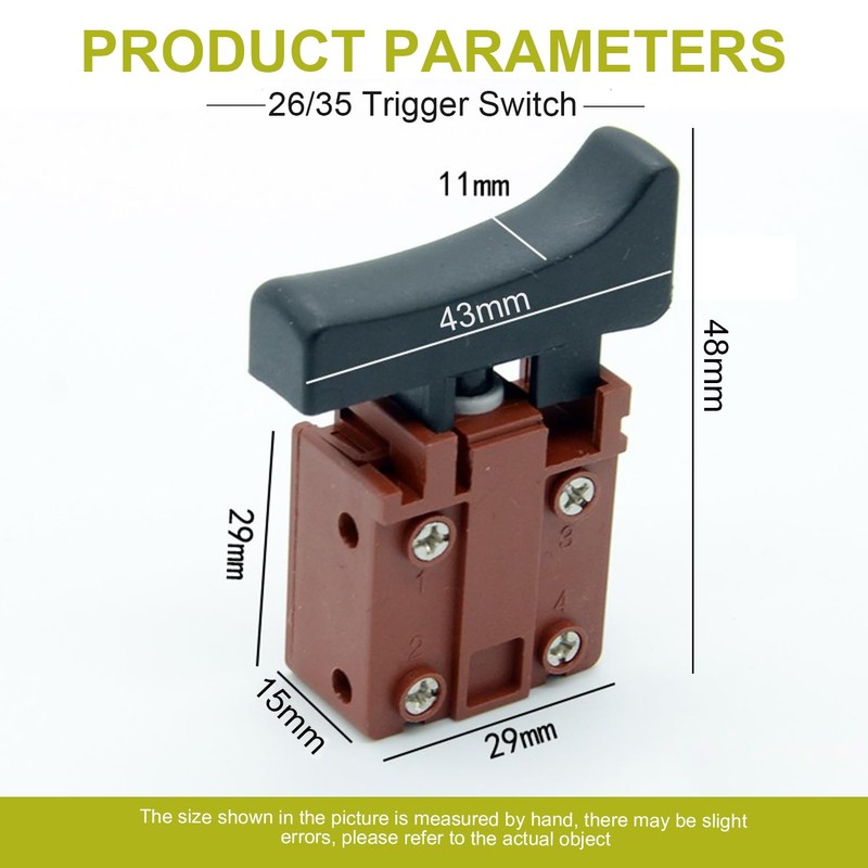 Fielect Trigger Switch for Leiya 26, 35 Electric Drill Hammer