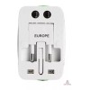 Importeek 20pz Adaptador Convertidor Clavija Corriente Universal Viaje