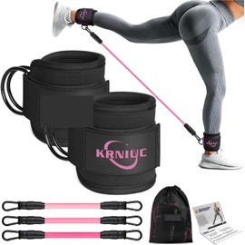 Ankle Resistance Bands with Cuffs, Leg Workout Equipment for Women