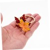 KICHOUSE 4pcs Maple Leaf Napkin Elegant Fall Table Decor for