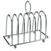 ETL Chrome Plated Toast Rack Organiser, Stainless Steel, Metal, 19 cm