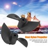 RC Boat Propellers, Durable Nylon 2-Blade Set, Remote Control Propellers
