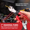 ARROW 5PCS Pliers Set, 6" Slip Joint, 7" Diagonal, 8"