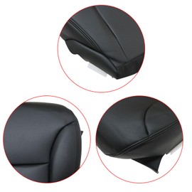 NLQR Driver Bottom Non-Perforated Microfiber Leather Seat Cover Compatible with Lexus ES300 ES330 2002 2003 2004 2005 2006