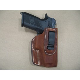 Azula in The Waistband IWB Concealed Carry Holster for Smith & Wesson S&W Equalizer 9mm Pistol CCW TAN Right Hand