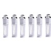 6 Pcs 3ml Clear Lip Gloss Tubes, Empty Lip Gloss