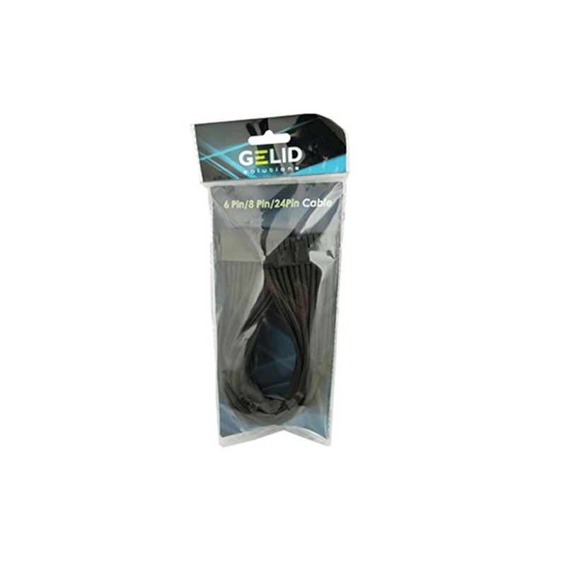 Black Braided 24-pin ATX Extension