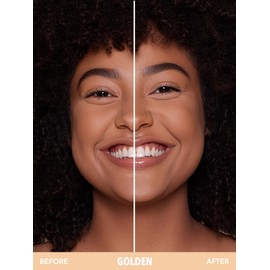 SHEGLAM SKin-Focus Full Coverage Powder Foundation Oil-Control Lightweight Face Pressed Powder Makeup-Golden