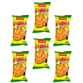 Diana Yucatekas (VINEGAR & HOT CHILLI PEPPER FLAVORED WITH YUCCA CHIPS) 2.29 Oz., 65g/ same great taste. (pack06)