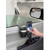GDQ 4-in-1 Car Window Organizer - Clip-On Cup Holder &