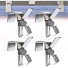 Qkansiw Rug Display Steel Clips - Tapestry Holder Grippers, Carpet