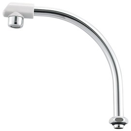 SANEI MA232D-60X-16-LH Faucet Repair Parts Insulated Waist High Pipe Upward with Insulated Cap (Silver)