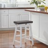 Tromlycs Saddle Stool Cushion Rectangular Bar Stool Seat Cushion Cover