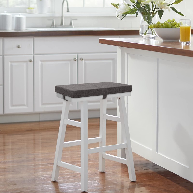 Tromlycs Saddle Stool Cushion Rectangular Bar Stool Seat Cushion Cover