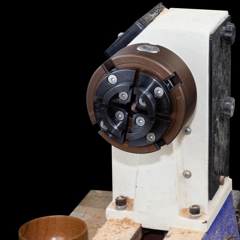 SIIIXS 4 Inch Wood Lathe Chuck Set 1"X8TPI Thread &