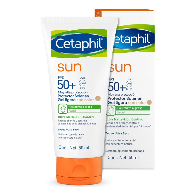 Protector Solar Cetaphil Sun 50fps Gel 50ml Oil Control