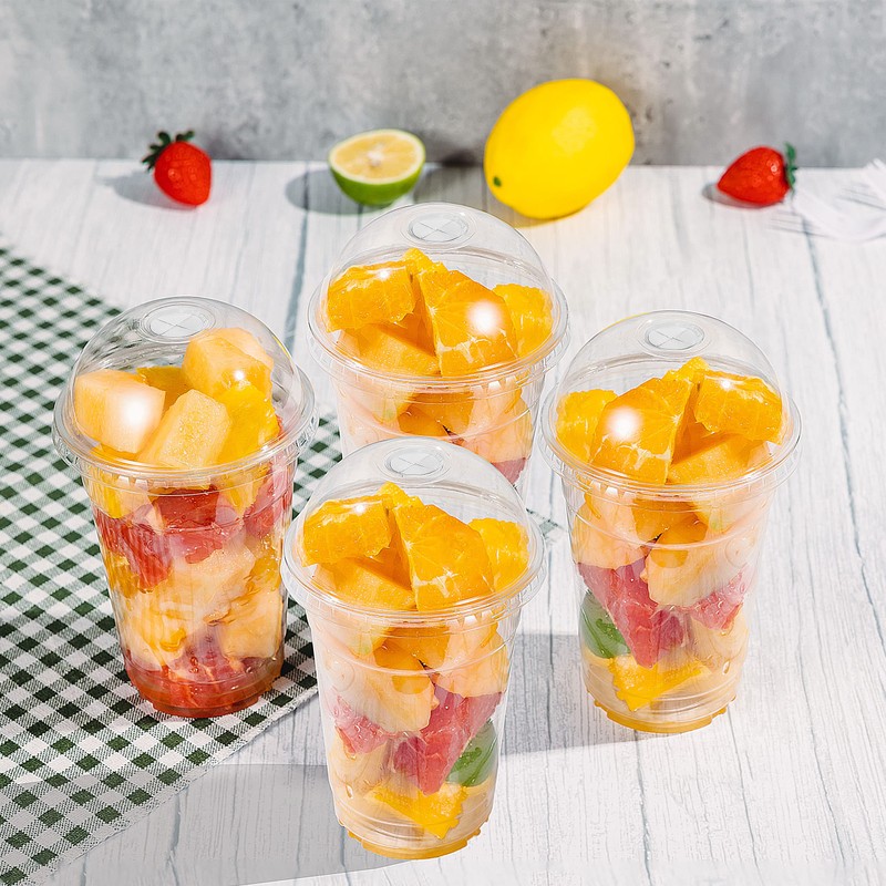 Fabulous Party 200 Sets- 16 Oz Clear Plastic Cups with