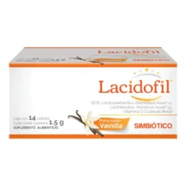 Lacidofil Vainilla 14 Sobres 1.5g Probióticos Salud Digesti