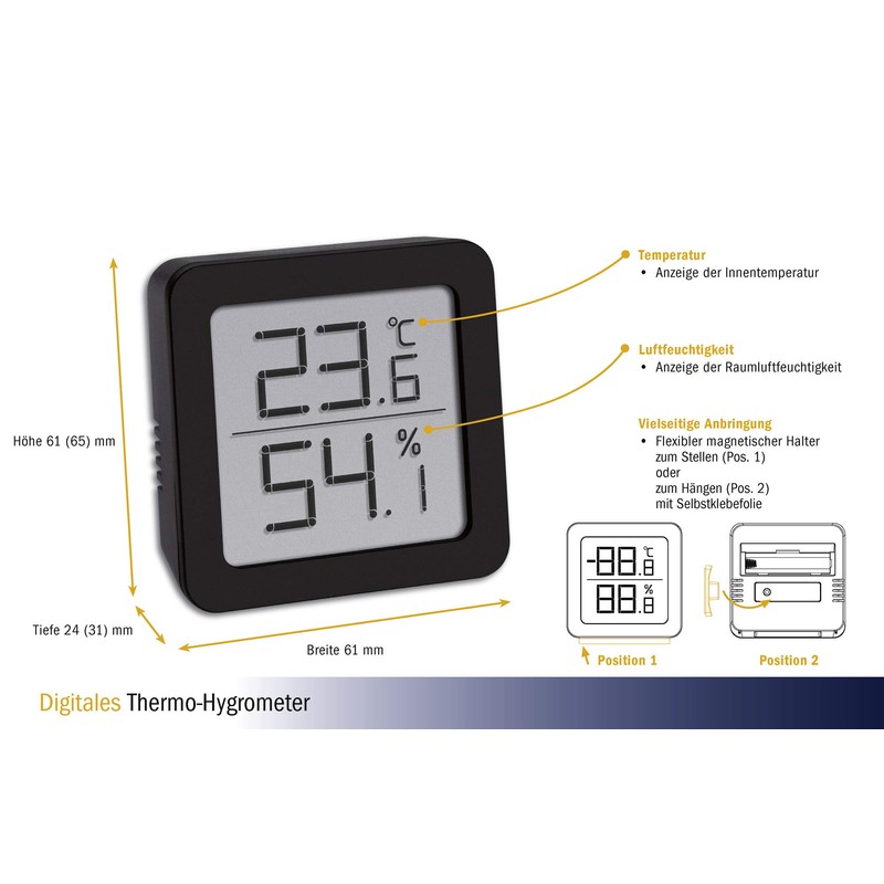 TFA Dostmann Digital Thermo-Hygrometer