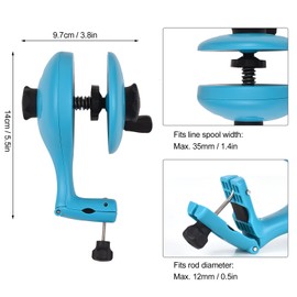Fishing Line Spooler Winder Portable Fishing Line Spooling Tool Machine for Spinning Reels