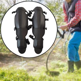 Generic 2Pcs Weed Trimming Shin Guards Adjustable Strap Lightweight for Cutting Grass Multifunctional Accessory Protective Padding