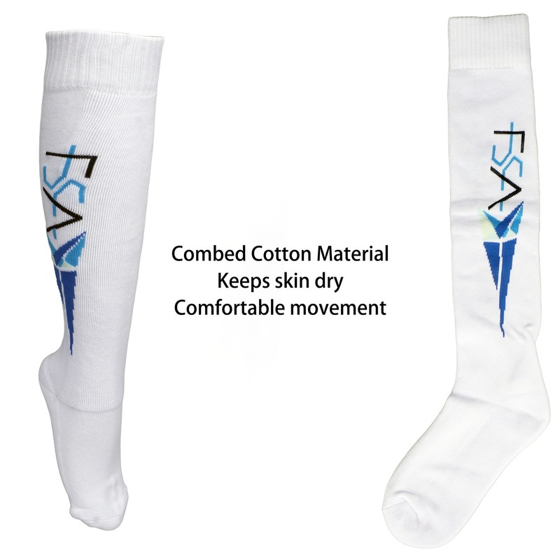 Fencing Socks Sweat Absorbing Breathable Stretchy Wearable Combed Cotton Unisex