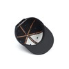 Carrot Bombing CB Throwie Black Snapback Baseball Cap Hat