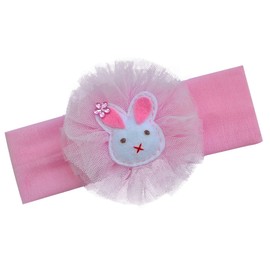 Felt Bunny Tulle Easter Headband for Baby Girls By Funny Girl Designs (0-12 Months)