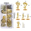 Godrii 26 Pcs Wall Hanging Hooks, Wall Hanging Nails, Load