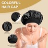 Satin Hat Sleep Silk Round Fabric Protect Hair Comfort Hair