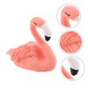Outanaya 5pcs Pink Flamingo Nail Practice Stand Resin Nail Holder