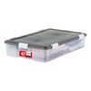 IRIS USA WeatherPro Underbed 47 Qt Storage Bins with Lids,