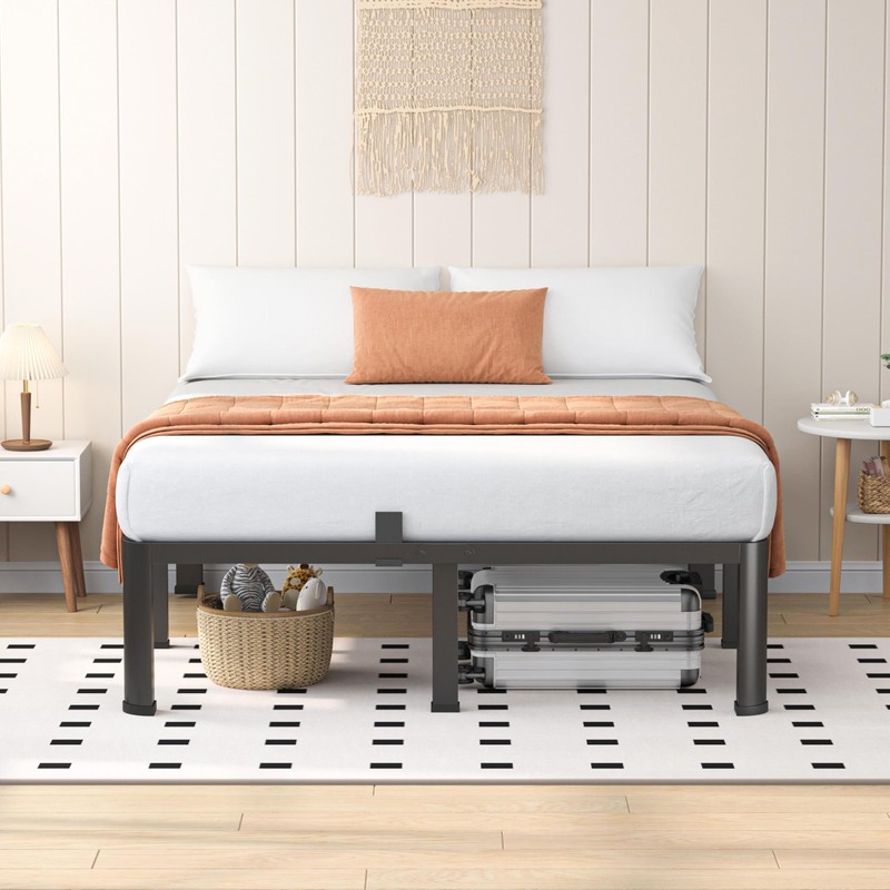VIPSHOW 14 Inch King Heavy Duty 3500 lbs Bed Frame