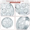 LECEHIVO 14 Pcs 293 4 Round Shallow Electrical Box Galvanized
