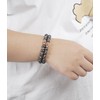 Magnetic Bracelet, Magnetic Therapy Bracelet,Magnetic Bracelet With Zirconia,4/6/8/10MM, Eliminate Static