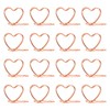 30 segnaposto da tavolo a forma di cuore, per matrimonio,