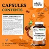 Wild & Organic Immune Mushroom Blend Capsules - 8 Mushroom