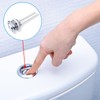 SHUBEIEUMI 2 PCS 38mm Dual Push Button Toilet Flush Button,