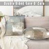 Mondiafy 2 Pack Throw Pillow Covers Gray 18x18 Soft Touch