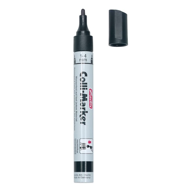 Herlitz 1-4 mm Colli Marker - Black