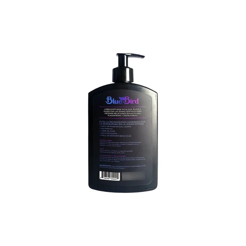 Lubricante Intimo, Blue Bird, 500 Mls (exótico)