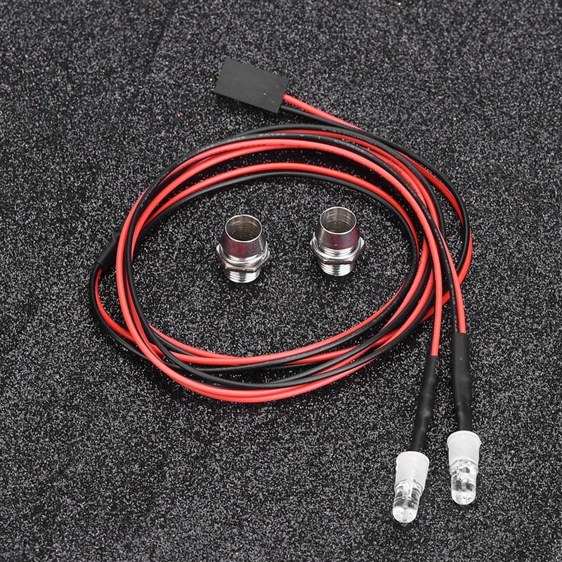 Milltrip 2PCS RC Car LED Light, 5mm RC Headlight RC