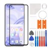 SWARK Front Screen Glass Outer Panel Lens Replacement +OCA Compatible
