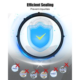 Fuel Pump Tank O-Ring Seal Gasket 19B-24486-01-00 Fit for Yamaha YZF R6 R1 FZ6 FZ6R FZ8 FZ1 Replace 5Jw-24486-00-00 19B-24486-00-00