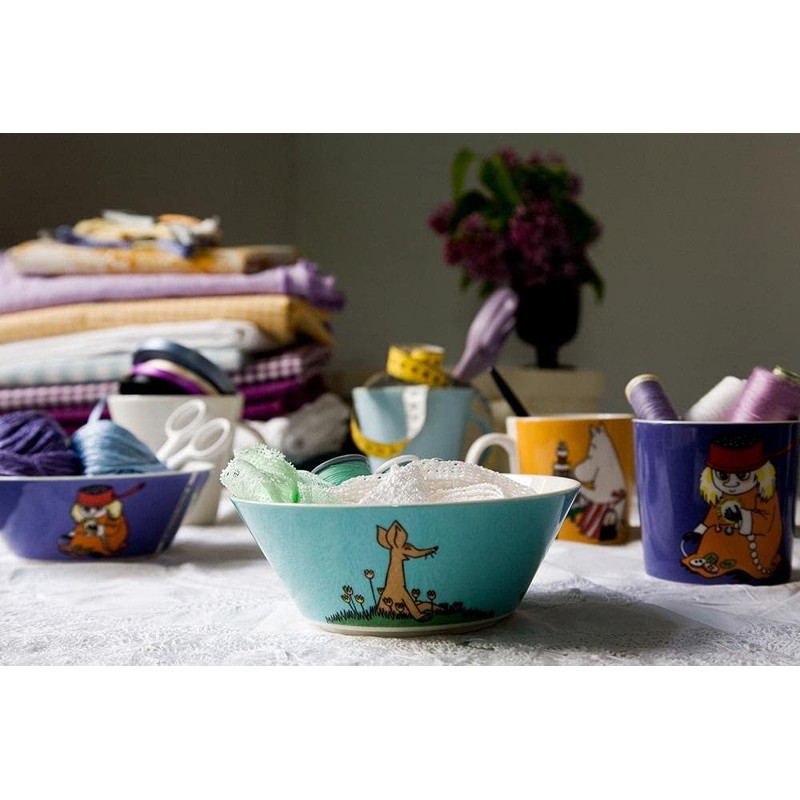 Arabia Moomin Bowl - Little My RED