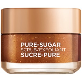 L'Oréal Paris Skin Care Pure Sugar Face Scrub with Grapeseed for Dull Skin to Smooth and Glow, 1.7 fl. oz.